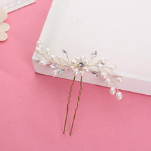 Load image into Gallery viewer, Festival Wedding Hair Accessories Bridal Hair Stick Floral Hairpin Beautiful Headdress Plait Hair Clip Vine Accessories