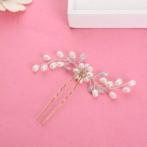 Festival Wedding Hair Accessories Bridal Hair Stick Floral Hairpin Beautiful Headdress Plait Hair Clip Vine Accessories