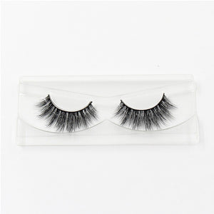 LEHUAMAO 3D Mink Eyelash Fluffy Cross Thick Natural Fake Eyelashes Lashes Dramatic Makeup Eye Lashes Handmade False Eyelash