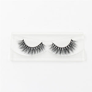 LEHUAMAO 3D Mink Eyelash Fluffy Cross Thick Natural Fake Eyelashes Lashes Dramatic Makeup Eye Lashes Handmade False Eyelash