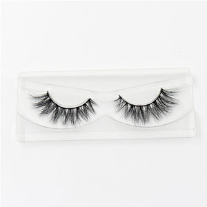 LEHUAMAO 3D Mink Eyelash Fluffy Cross Thick Natural Fake Eyelashes Lashes Dramatic Makeup Eye Lashes Handmade False Eyelash