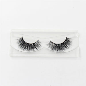 LEHUAMAO 3D Mink Eyelash Fluffy Cross Thick Natural Fake Eyelashes Lashes Dramatic Makeup Eye Lashes Handmade False Eyelash