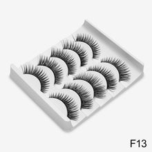 Load image into Gallery viewer, SEXYSHEEP 5Pairs 3D Mink Hair False Eyelashes Natural/Thick Long Eye Lashes Wispy Makeup Beauty Extension Tools