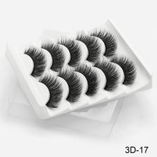 Load image into Gallery viewer, SEXYSHEEP 5Pairs 3D Mink Hair False Eyelashes Natural/Thick Long Eye Lashes Wispy Makeup Beauty Extension Tools