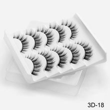 Load image into Gallery viewer, SEXYSHEEP 5Pairs 3D Mink Hair False Eyelashes Natural/Thick Long Eye Lashes Wispy Makeup Beauty Extension Tools