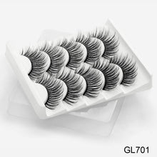 Load image into Gallery viewer, SEXYSHEEP 5Pairs 3D Mink Hair False Eyelashes Natural/Thick Long Eye Lashes Wispy Makeup Beauty Extension Tools