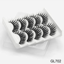 Load image into Gallery viewer, SEXYSHEEP 5Pairs 3D Mink Hair False Eyelashes Natural/Thick Long Eye Lashes Wispy Makeup Beauty Extension Tools