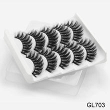 Load image into Gallery viewer, SEXYSHEEP 5Pairs 3D Mink Hair False Eyelashes Natural/Thick Long Eye Lashes Wispy Makeup Beauty Extension Tools