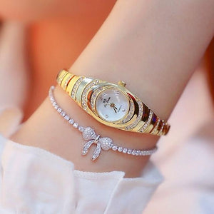 Small Dial Watch Women Charm Bracelet