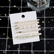 Load image into Gallery viewer, Korea Style Pearls Hair Pins Set for Women Lady Girls Hair Clip Pin Barrette Headwear Hairpins Hair Accessories Hair Ornament