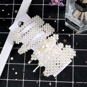 Korea Style Pearls Hair Pins Set for Women Lady Girls Hair Clip Pin Barrette Headwear Hairpins Hair Accessories Hair Ornament