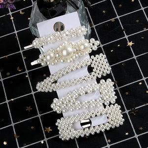 Korea Style Pearls Hair Pins Set for Women Lady Girls Hair Clip Pin Barrette Headwear Hairpins Hair Accessories Hair Ornament