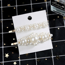 Load image into Gallery viewer, Korea Style Pearls Hair Pins Set for Women Lady Girls Hair Clip Pin Barrette Headwear Hairpins Hair Accessories Hair Ornament