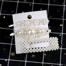 Load image into Gallery viewer, Korea Style Pearls Hair Pins Set for Women Lady Girls Hair Clip Pin Barrette Headwear Hairpins Hair Accessories Hair Ornament