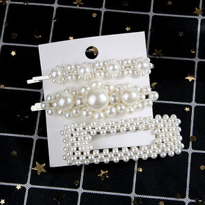 Korea Style Pearls Hair Pins Set for Women Lady Girls Hair Clip Pin Barrette Headwear Hairpins Hair Accessories Hair Ornament