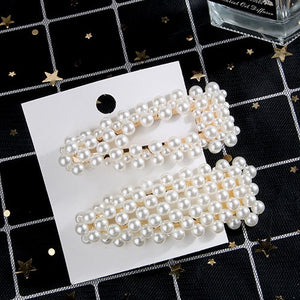 Korea Style Pearls Hair Pins Set for Women Lady Girls Hair Clip Pin Barrette Headwear Hairpins Hair Accessories Hair Ornament