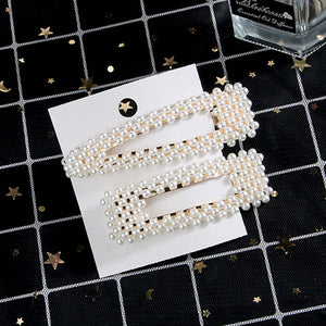 Korea Style Pearls Hair Pins Set for Women Lady Girls Hair Clip Pin Barrette Headwear Hairpins Hair Accessories Hair Ornament