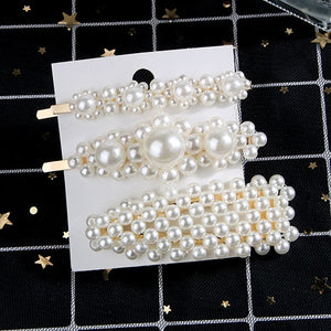 Korea Style Pearls Hair Pins Set for Women Lady Girls Hair Clip Pin Barrette Headwear Hairpins Hair Accessories Hair Ornament