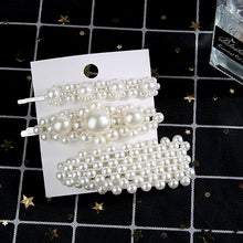 Load image into Gallery viewer, Korea Style Pearls Hair Pins Set for Women Lady Girls Hair Clip Pin Barrette Headwear Hairpins Hair Accessories Hair Ornament