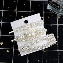 Load image into Gallery viewer, Korea Style Pearls Hair Pins Set for Women Lady Girls Hair Clip Pin Barrette Headwear Hairpins Hair Accessories Hair Ornament