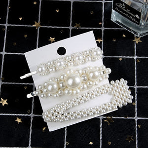 Korea Style Pearls Hair Pins Set for Women Lady Girls Hair Clip Pin Barrette Headwear Hairpins Hair Accessories Hair Ornament